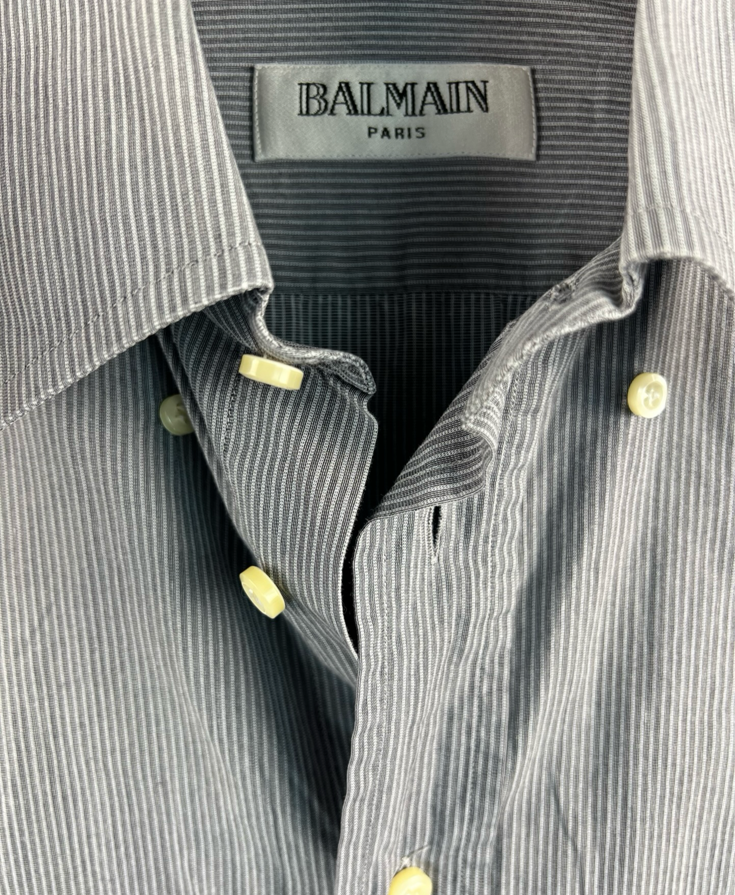 BALMAIN- CAMICIA CLASSICA IN COTONE