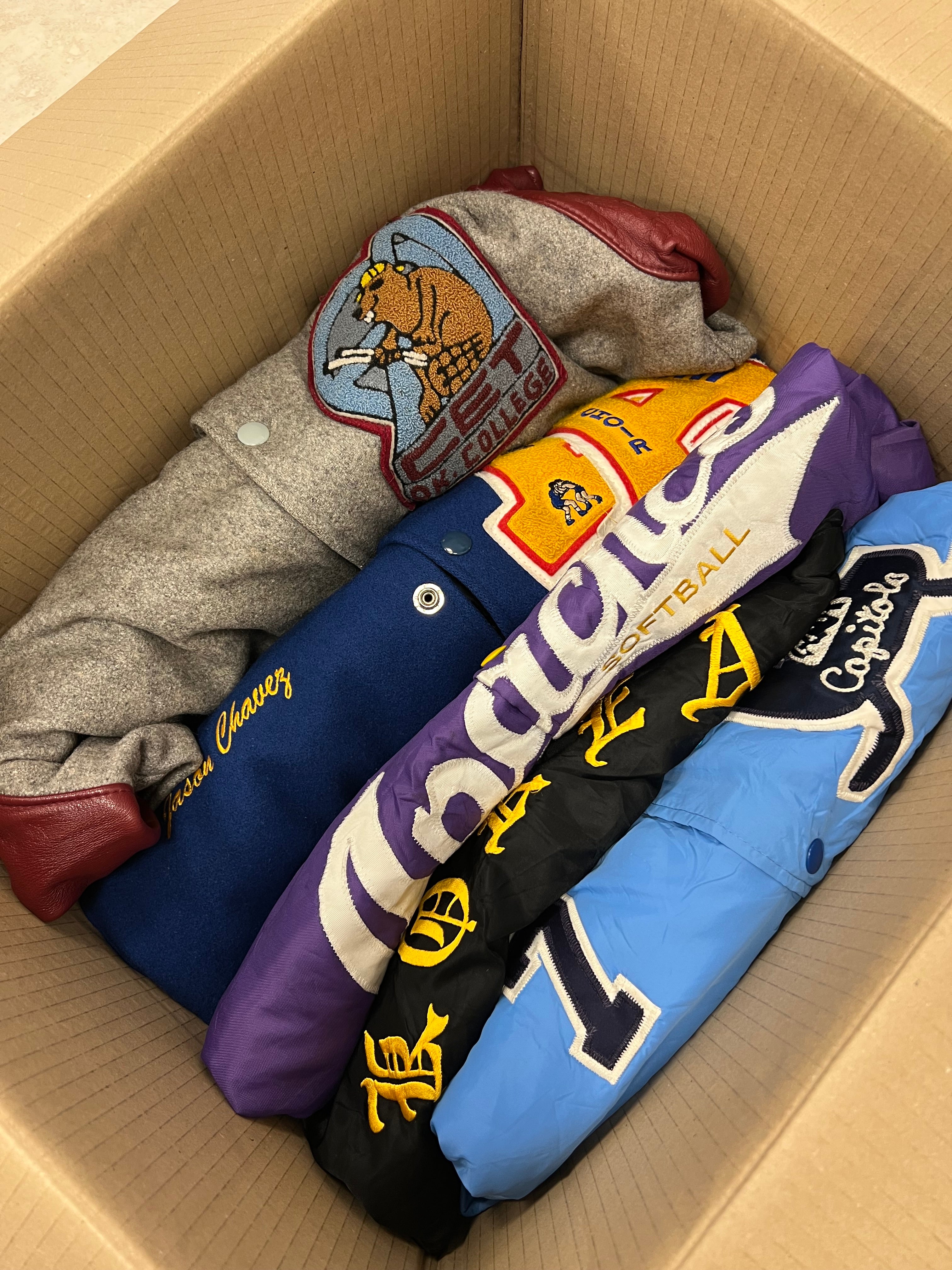 BOX VARSITY JACKETS