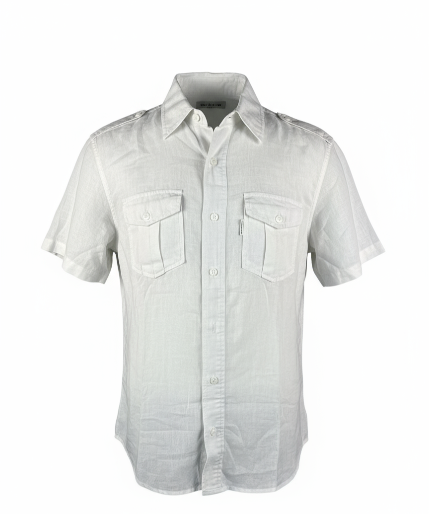 CALVIN KLEIN - CAMICIA CLASSICA MEZZA MANICA