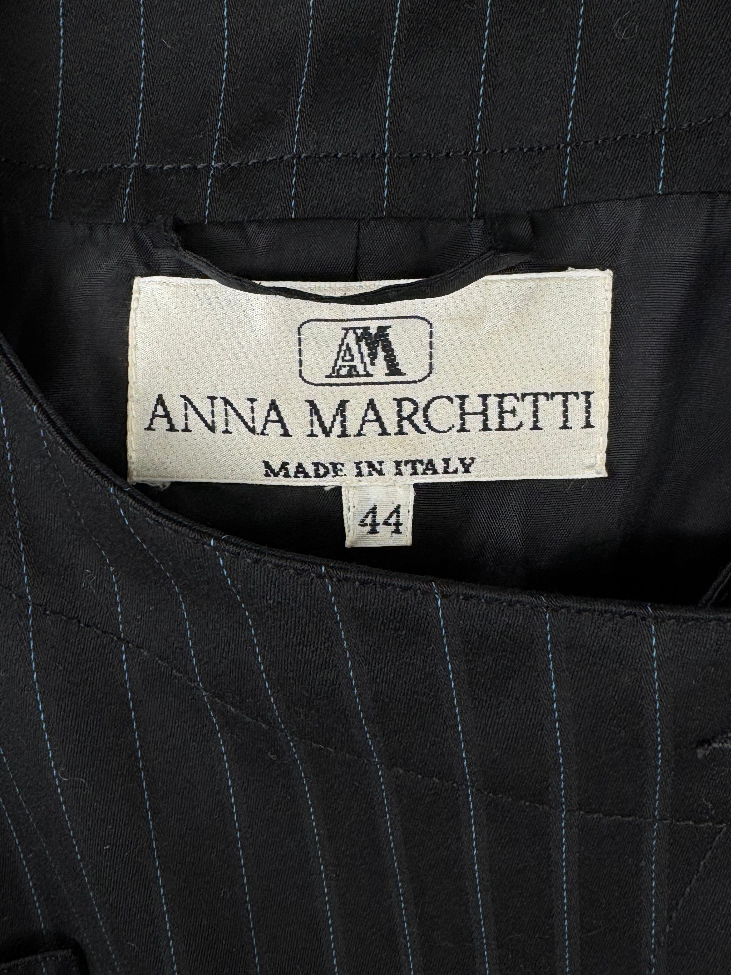 ANNA MARCHETTI - GIACCA GESSATA A RIGHE