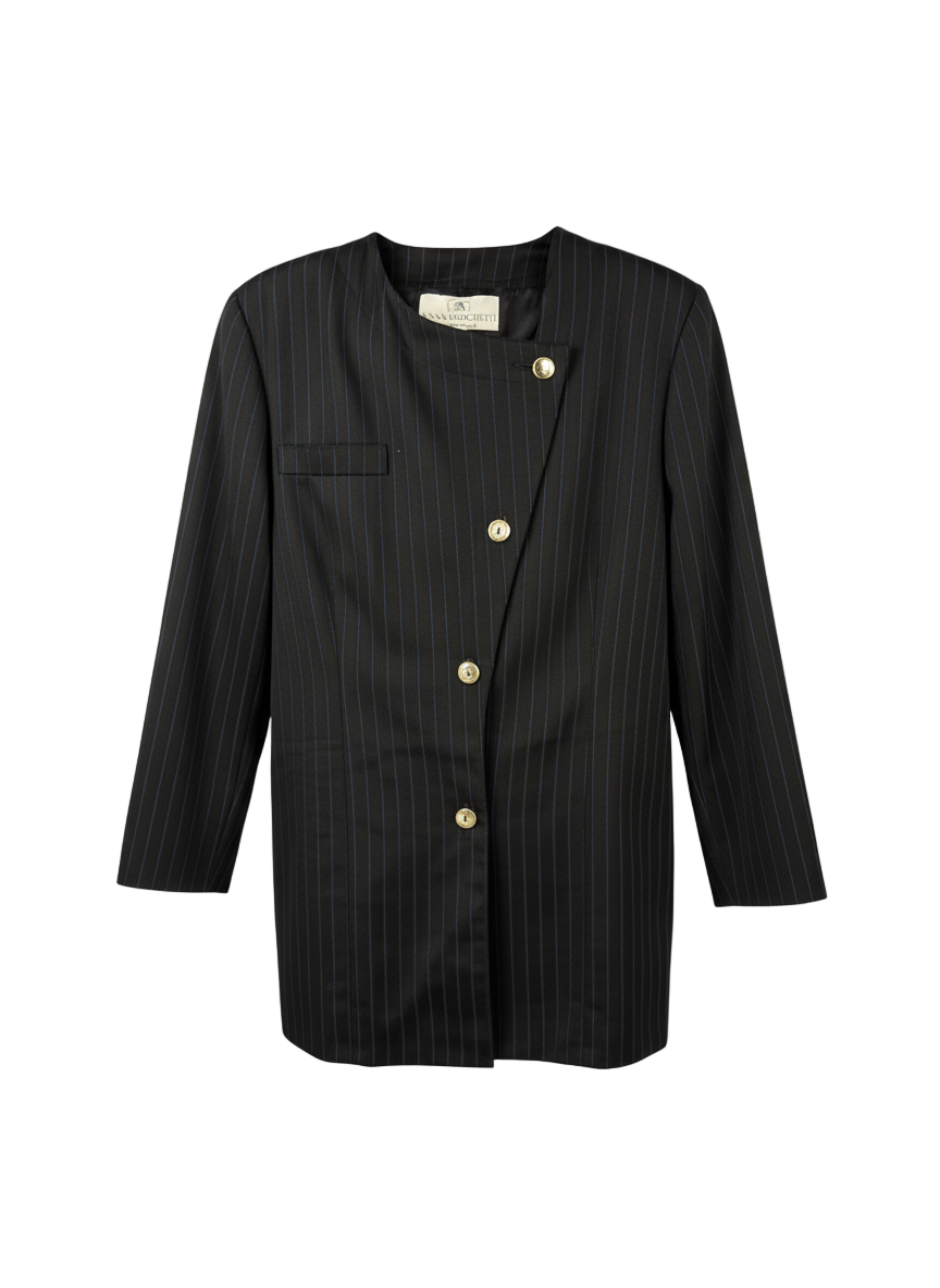 ANNA MARCHETTI - GIACCA GESSATA A RIGHE