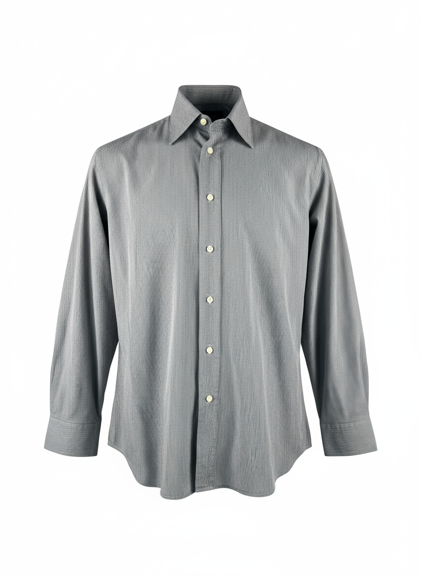 BALMAIN- CAMICIA CLASSICA IN COTONE