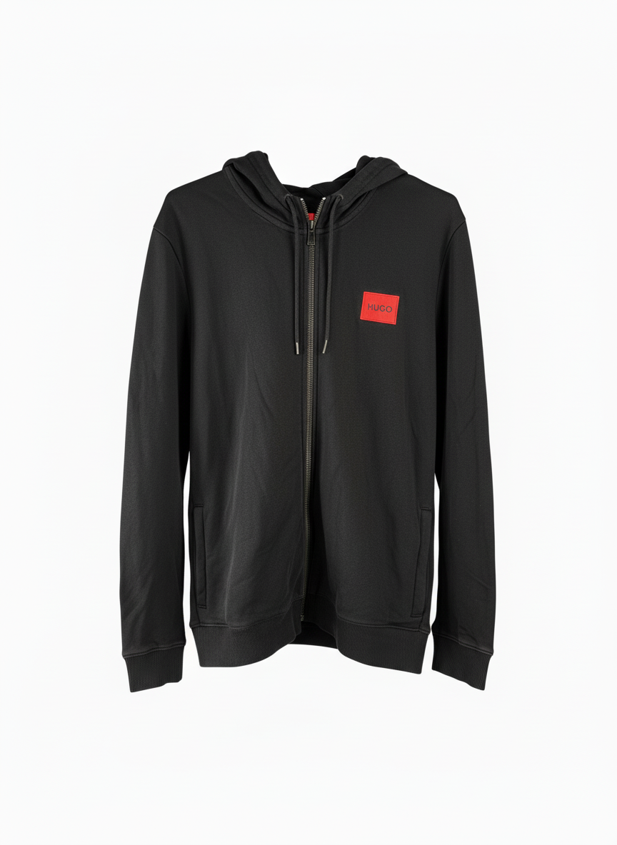 HUGO BOSS - FELPA CON CAPPUCCIO FULL ZIP