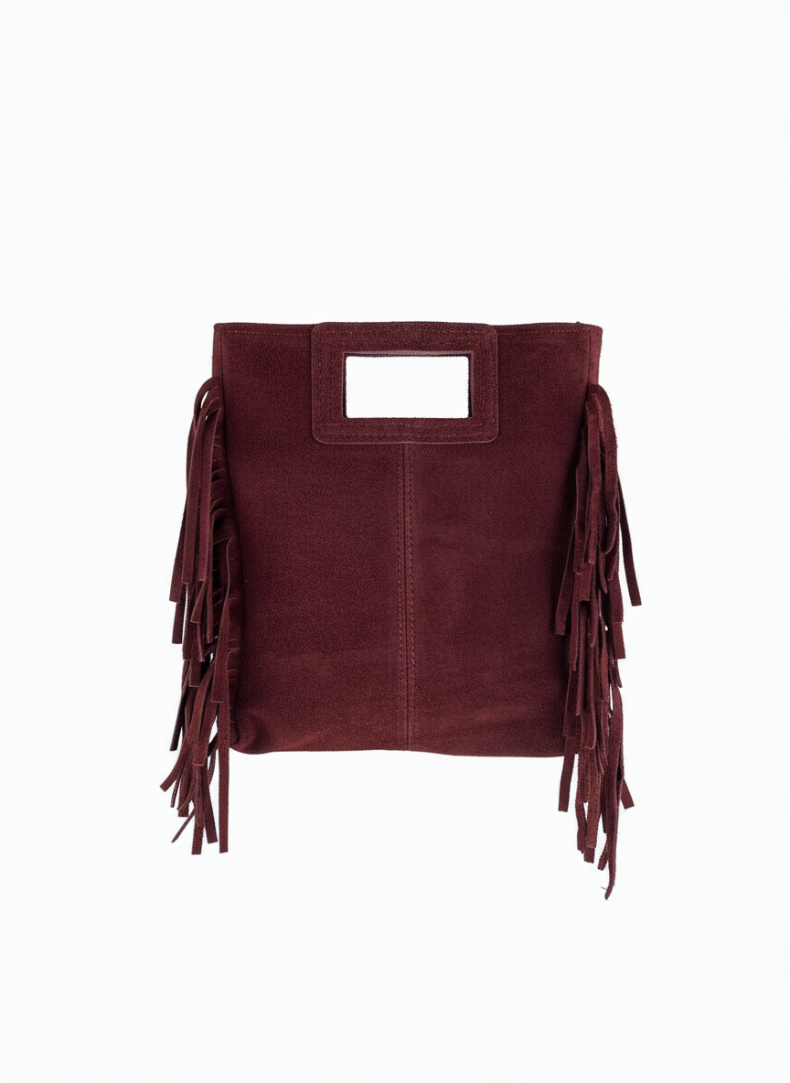 BORSA COLORE BORDEAUX - Minaudière