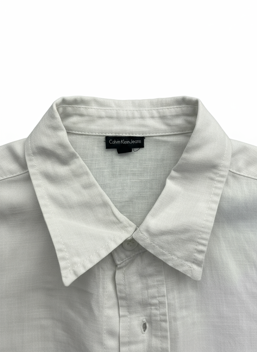 CALVIN KLEIN - CAMICIA CLASSICA MEZZA MANICA