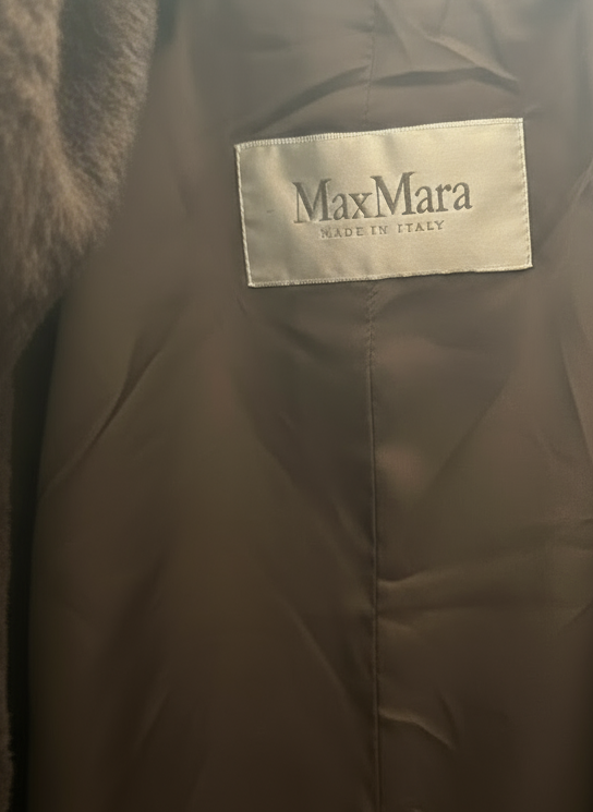 MAX MARA-CAPPOTTO IN PELLICCIA