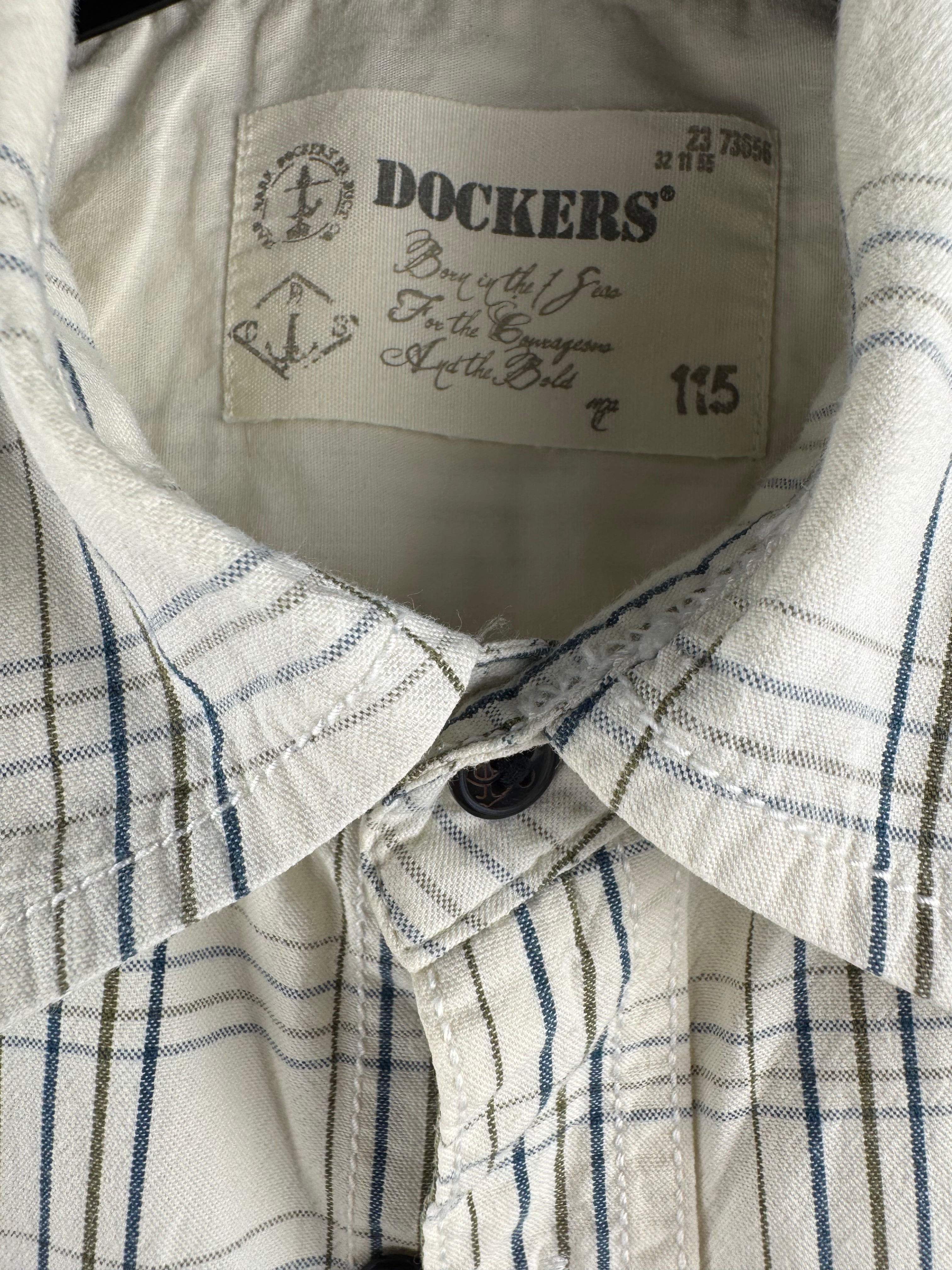 DOCKERS - CAMICIA CLASSICA A QUADRI