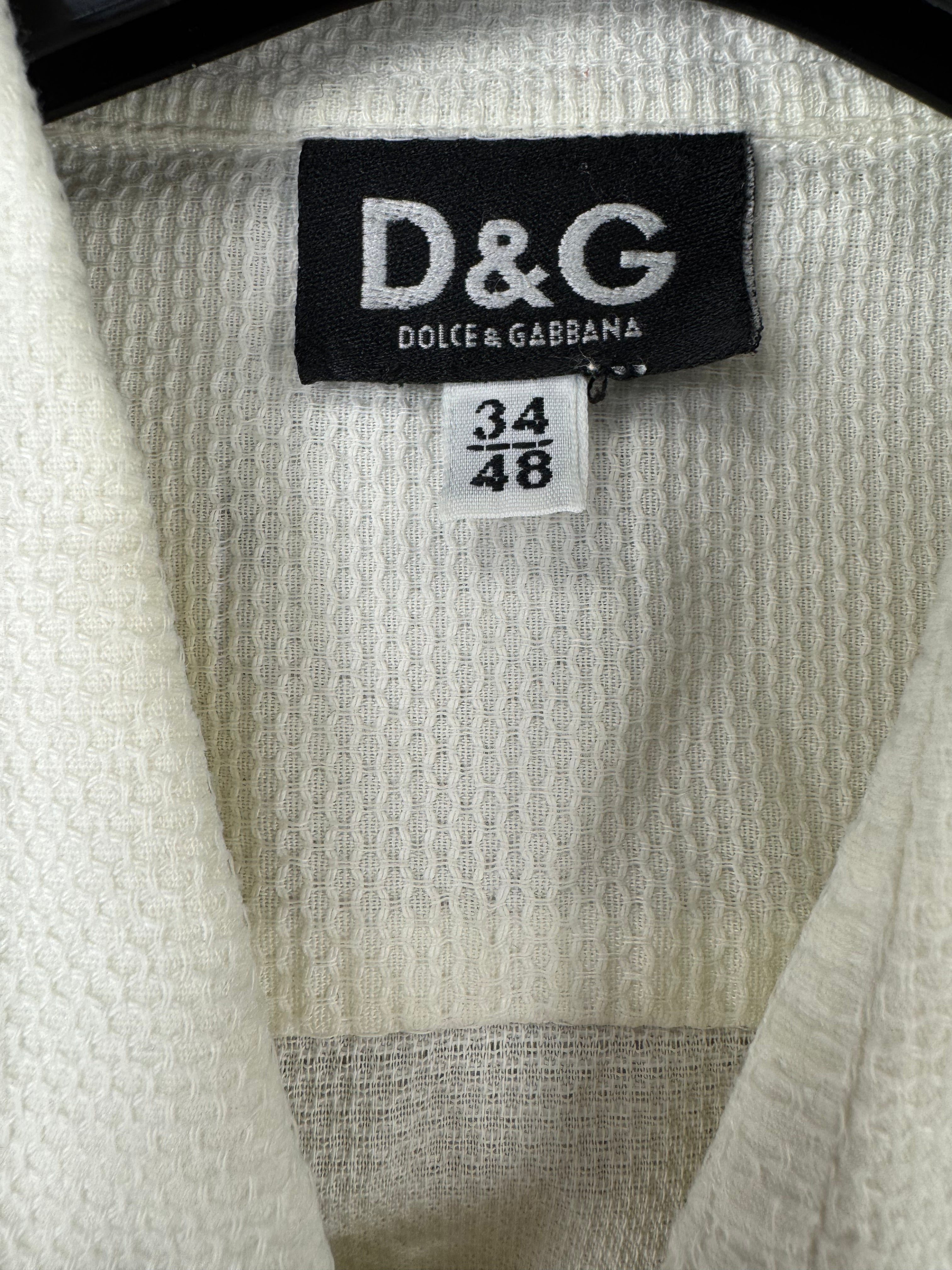 D&G - CAMICIA A MANICHE CORTE