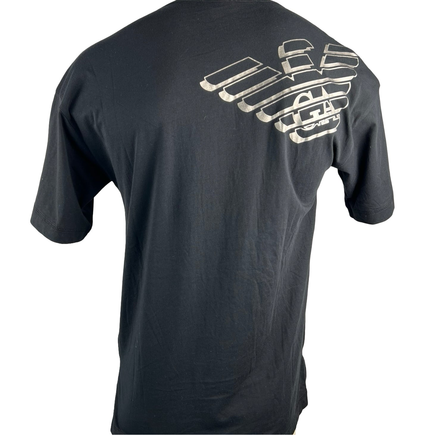 EMPORIO ARMANI- T-SHIRT IN COTONE NERO