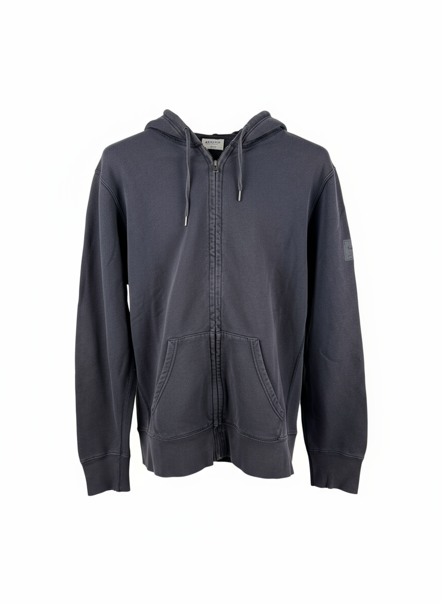 DIESEL - FELPA CON ZIP E CAPPUCCIO