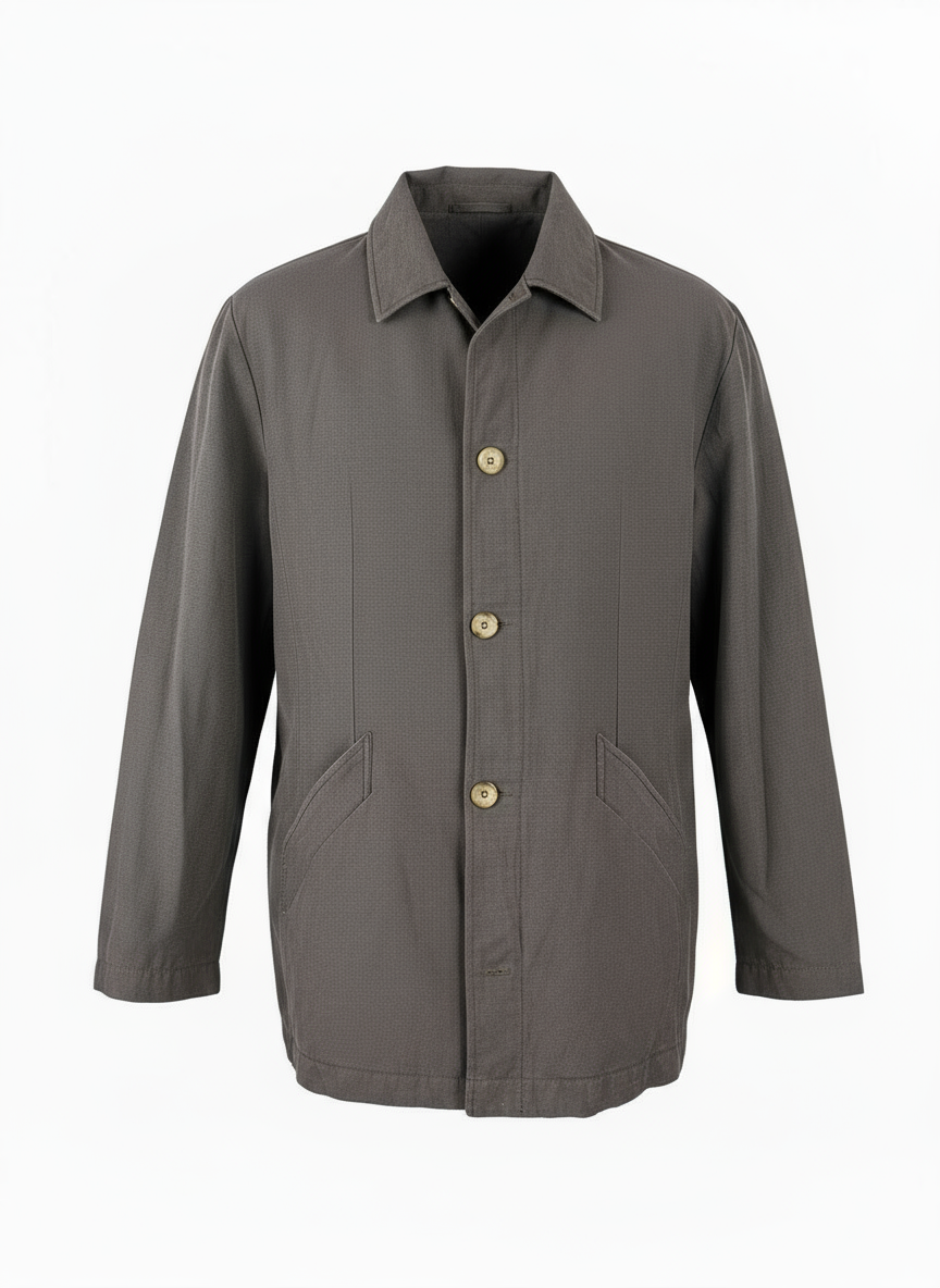 GIANFRANCO FERRE'-GIACCA IN COTONE TORTORA