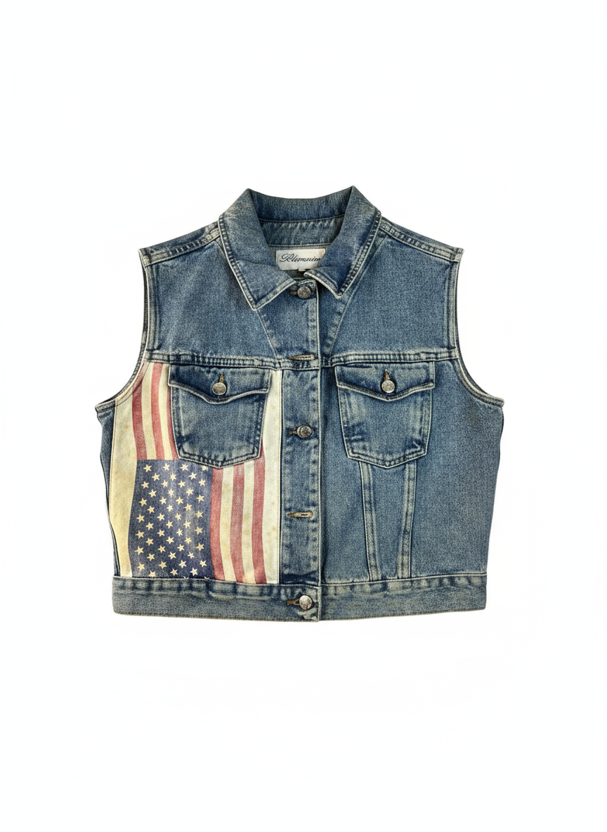 BLUMARINE-GILET DI JEANS