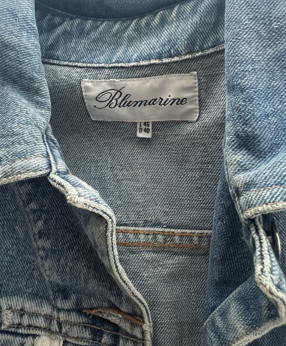 BLUMARINE-GILET DI JEANS