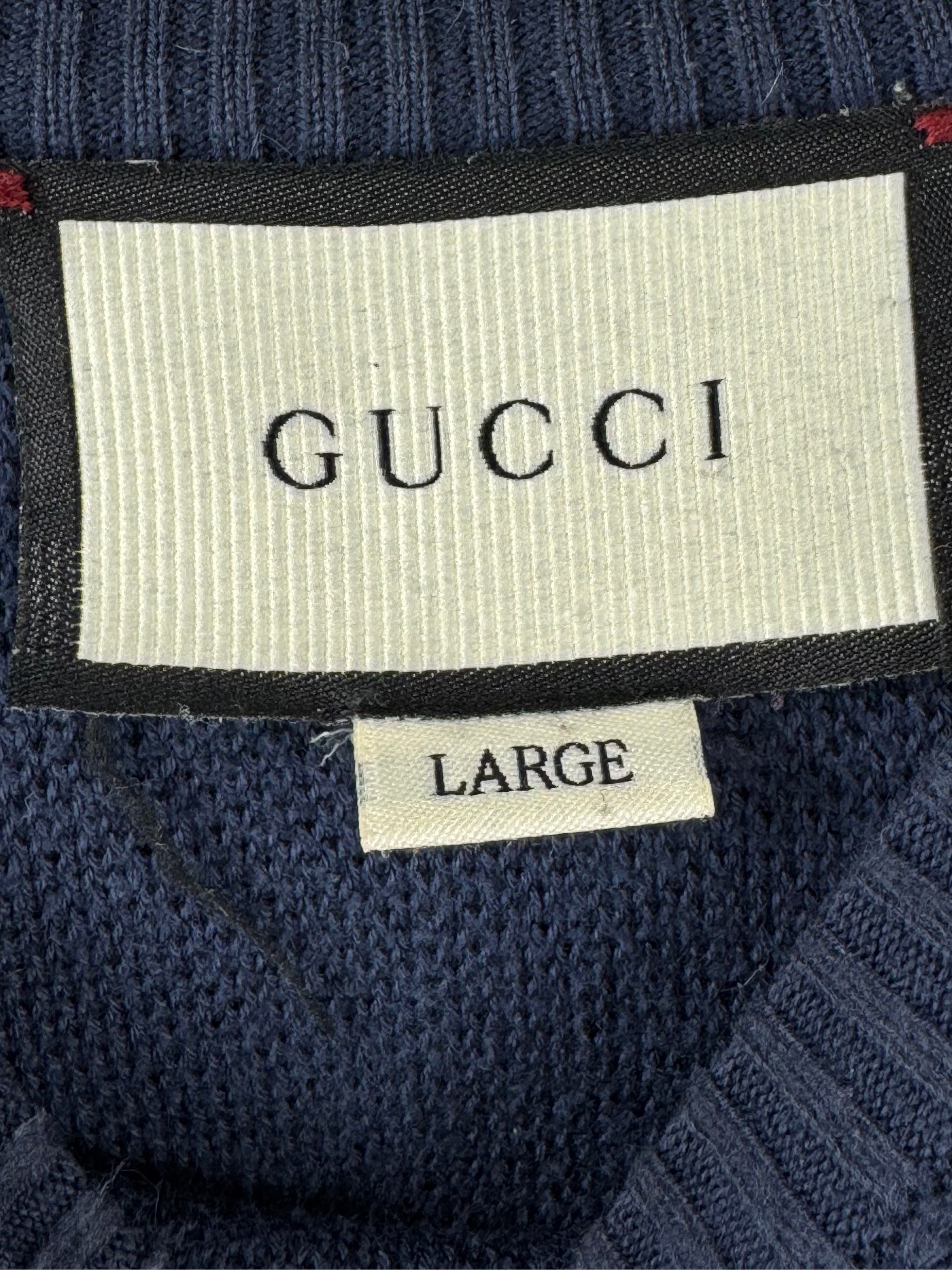 GUCCI - MAGLIONE BLU NAVY