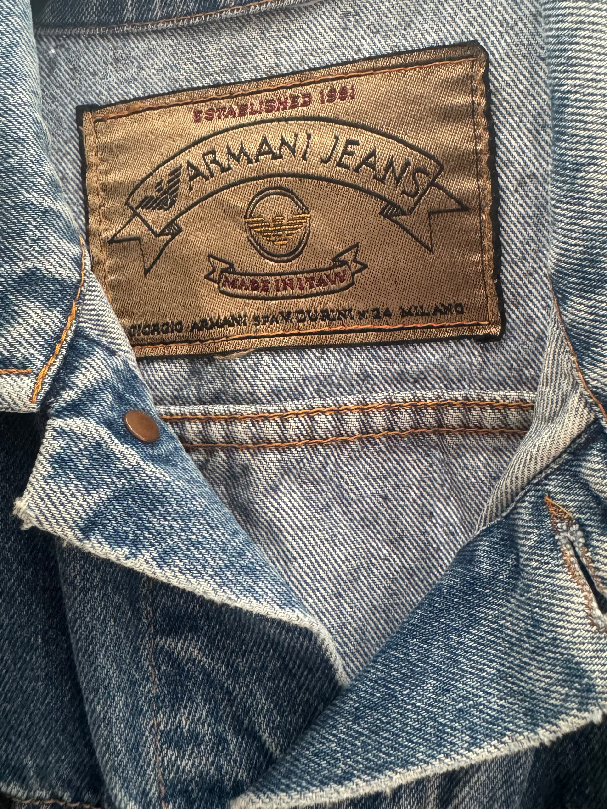 ARMANI-GIACCA DI JEANS