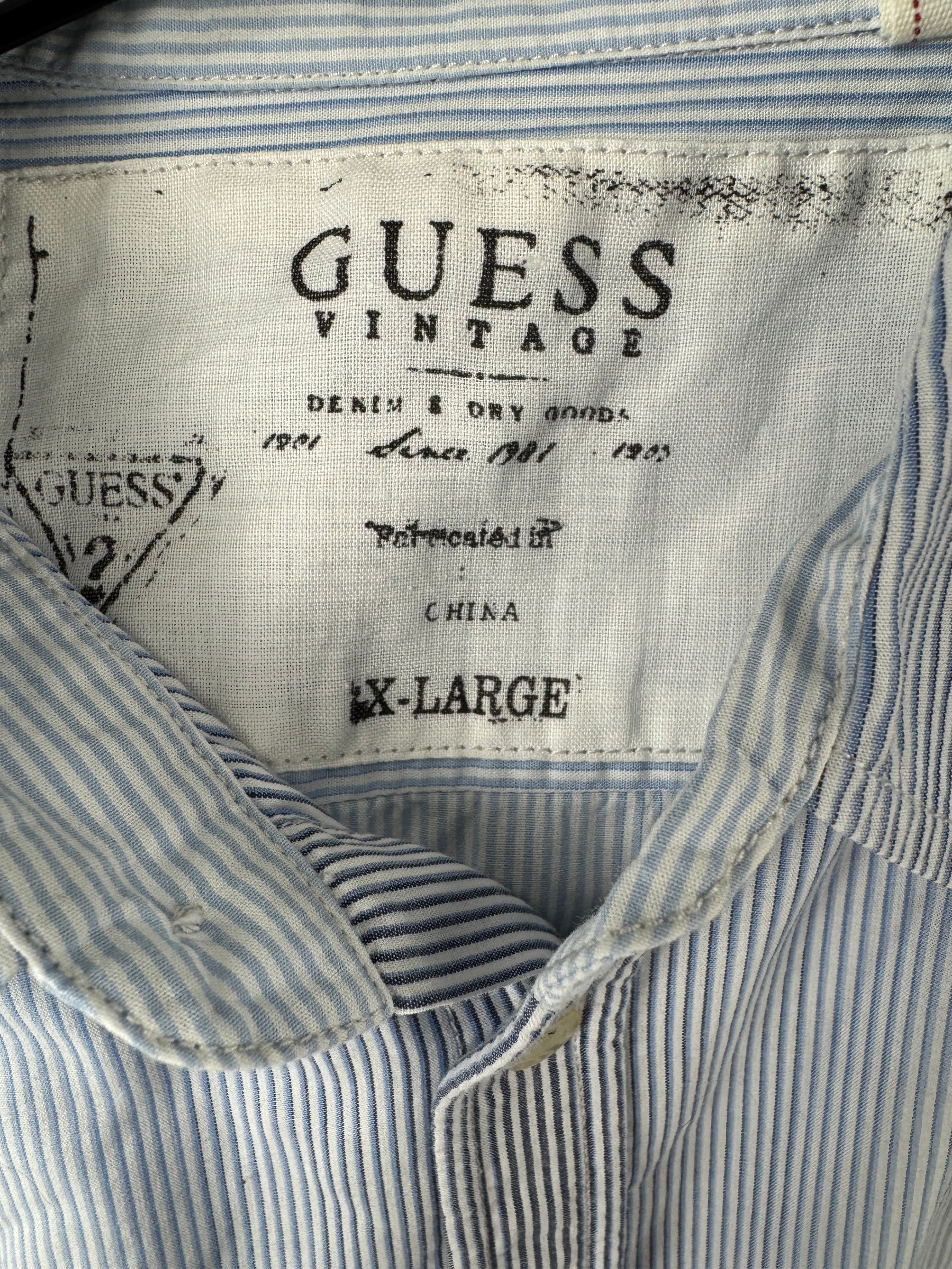 GUESS - CAMICIA A RIGHE