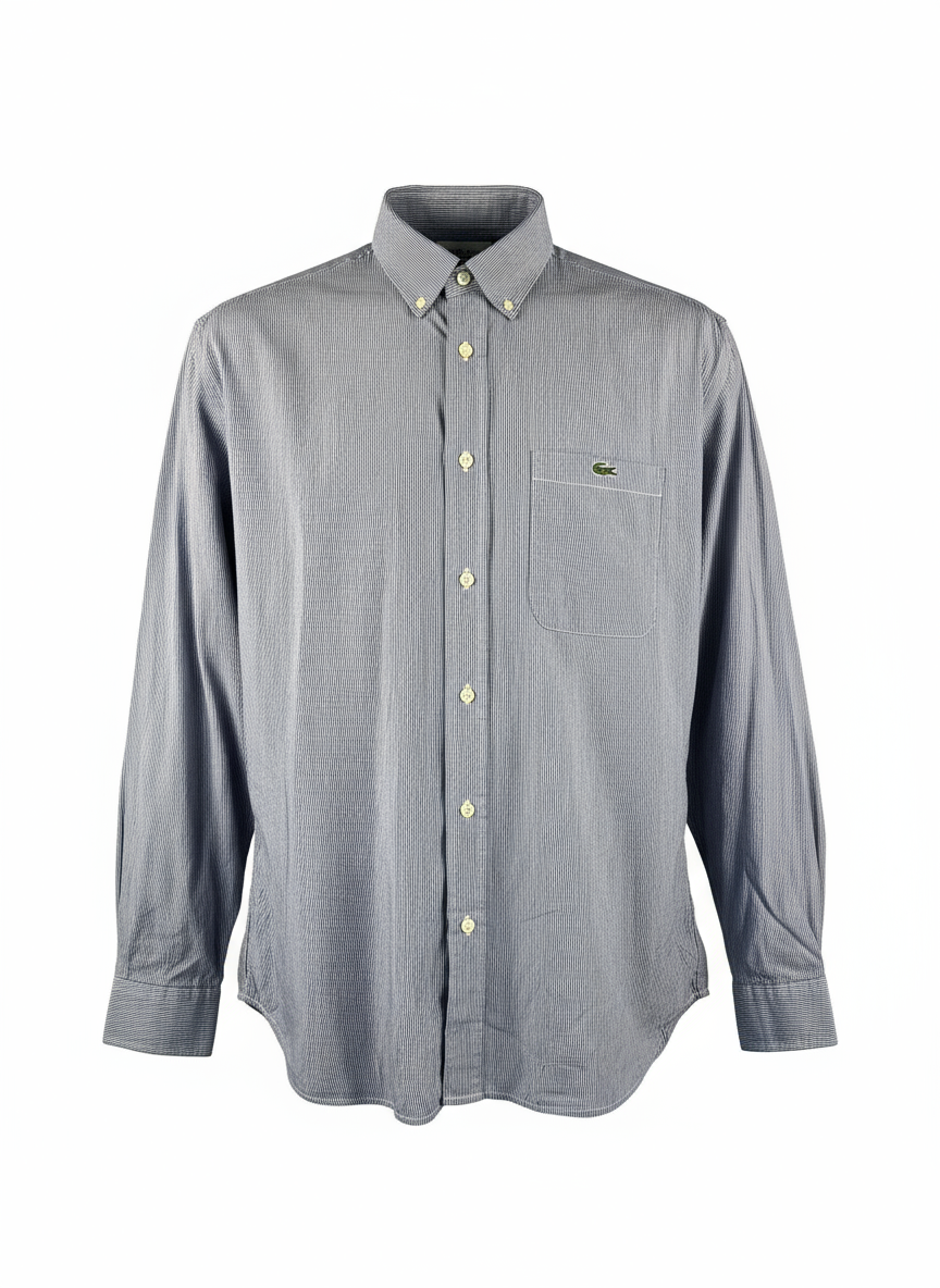 LACOSTE-CAMICIA CLASSICA A RIGHE
