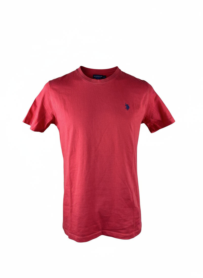 POLO RALPH LAUREN-T-SHIRT IN ROSSO