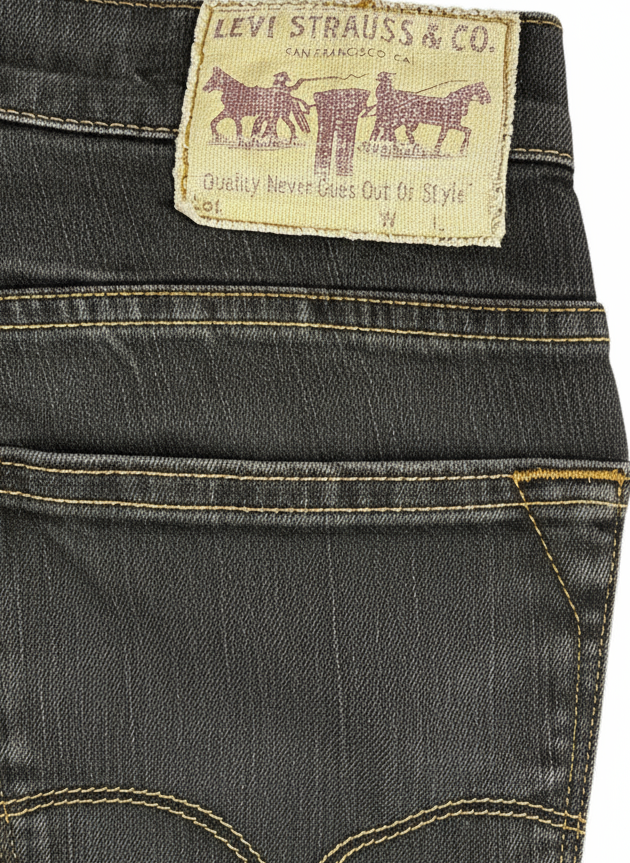 LEVI'S - JEANS IN DENIM GRIGIO SCURO (Cod.7045)