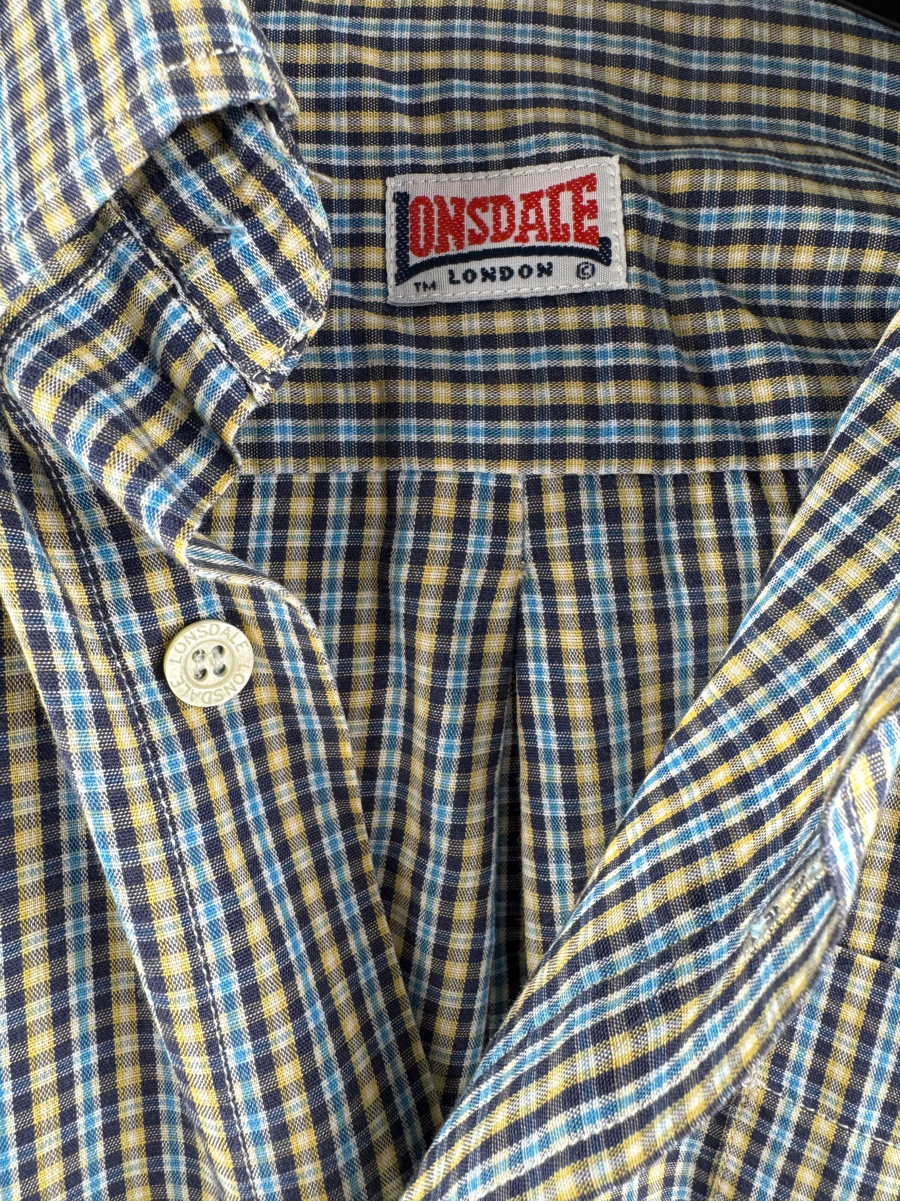 LONSDALE - CAMICIA CLASSICA A QUADRI