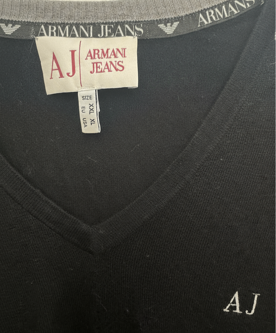 ARMANI JEANS-MAGLIONE IN FILO