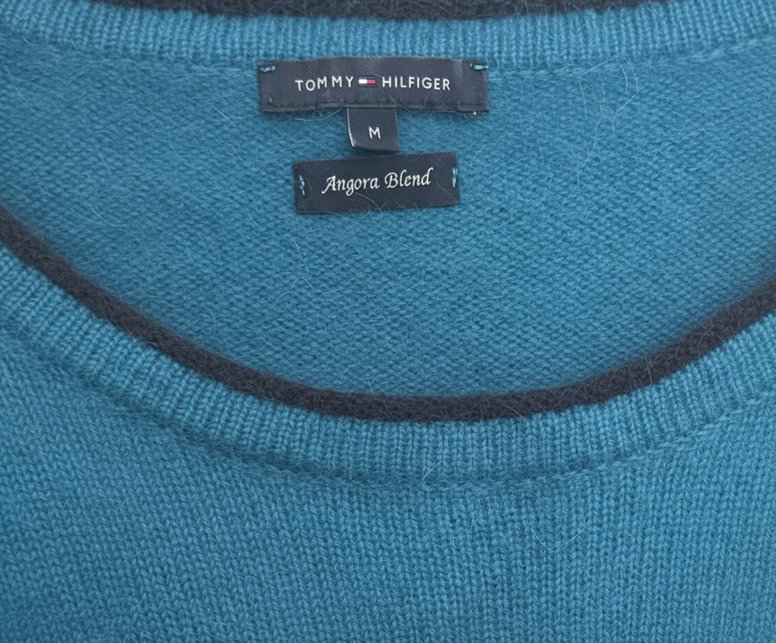 TOMMY HILFIGER-MAGLIONE IN LANA D'ANGORA