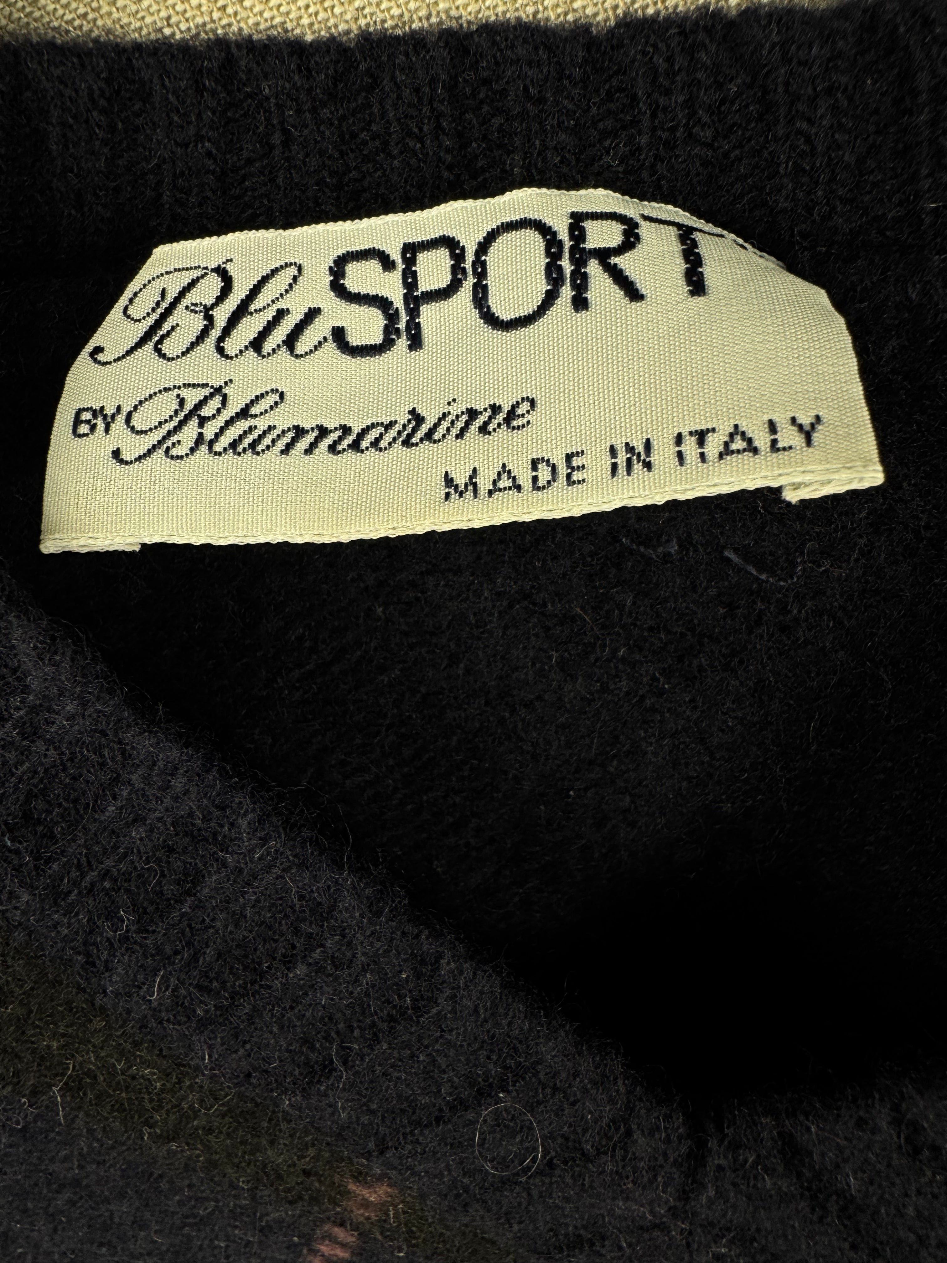 BLUMARINE - GILET IN MAGLIONE A ROMBI