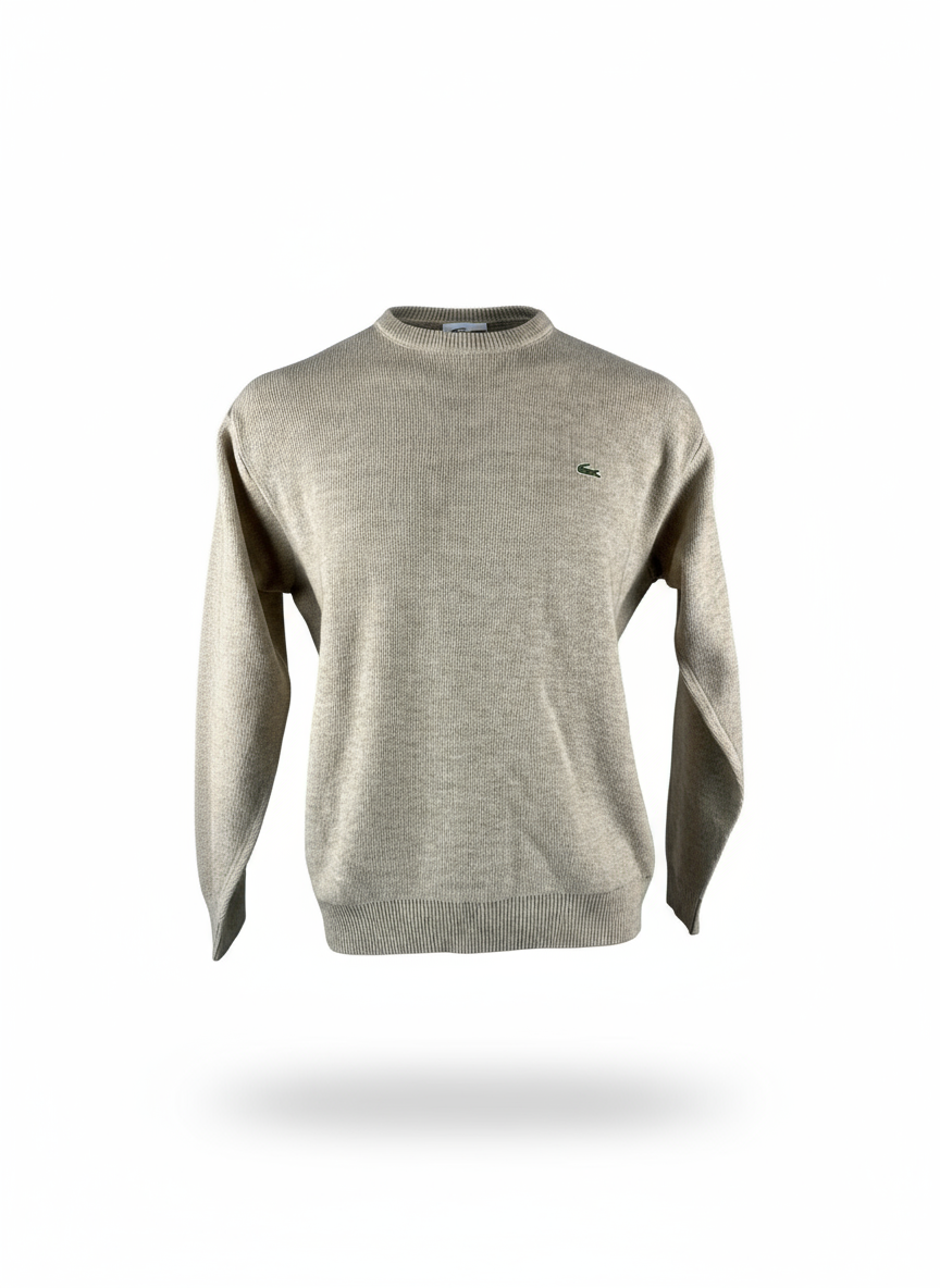 LACOSTE-MAGLIONE IN LANA BEIGE