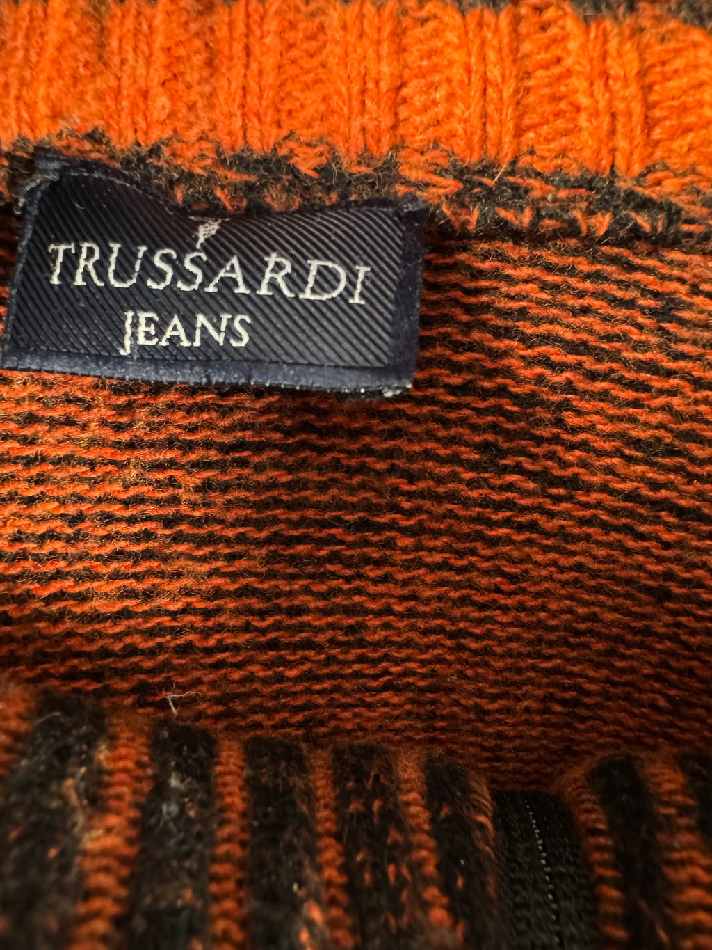 TRUSSARDI - MAGLIONE CON ZIP