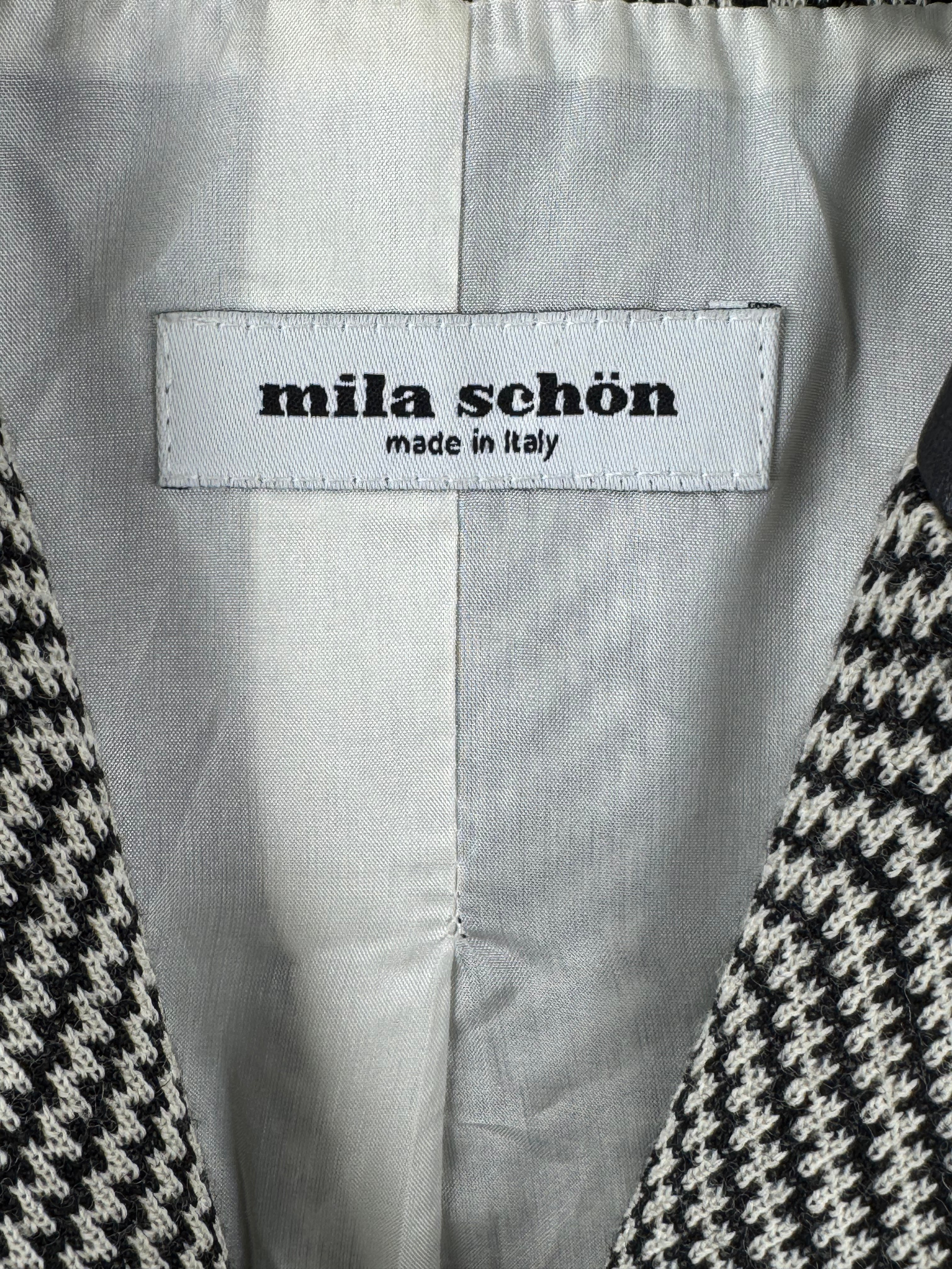 MILA SCHÖN - GIACCA IN LANA TWEED