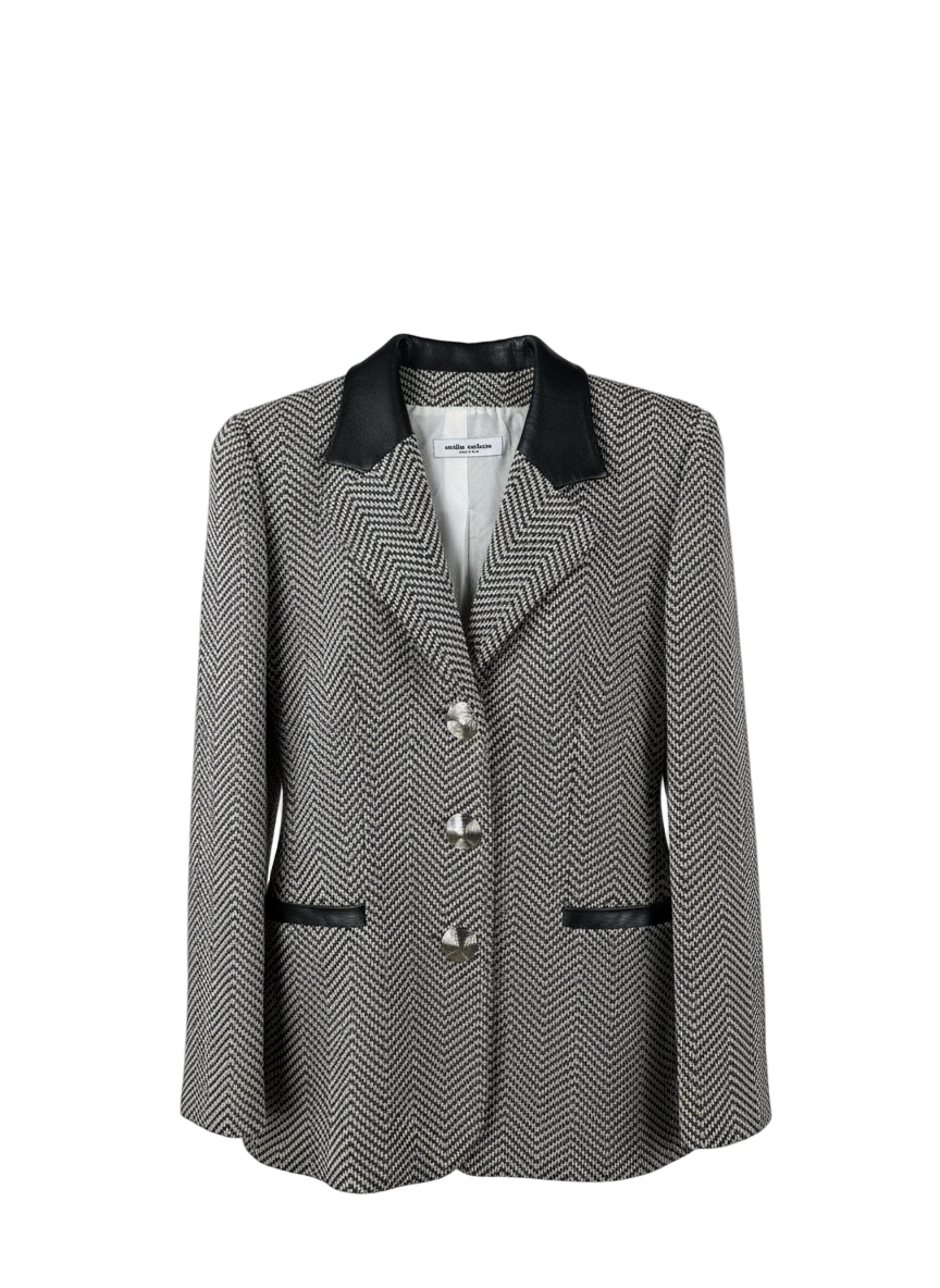 MILA SCHÖN - GIACCA IN LANA TWEED