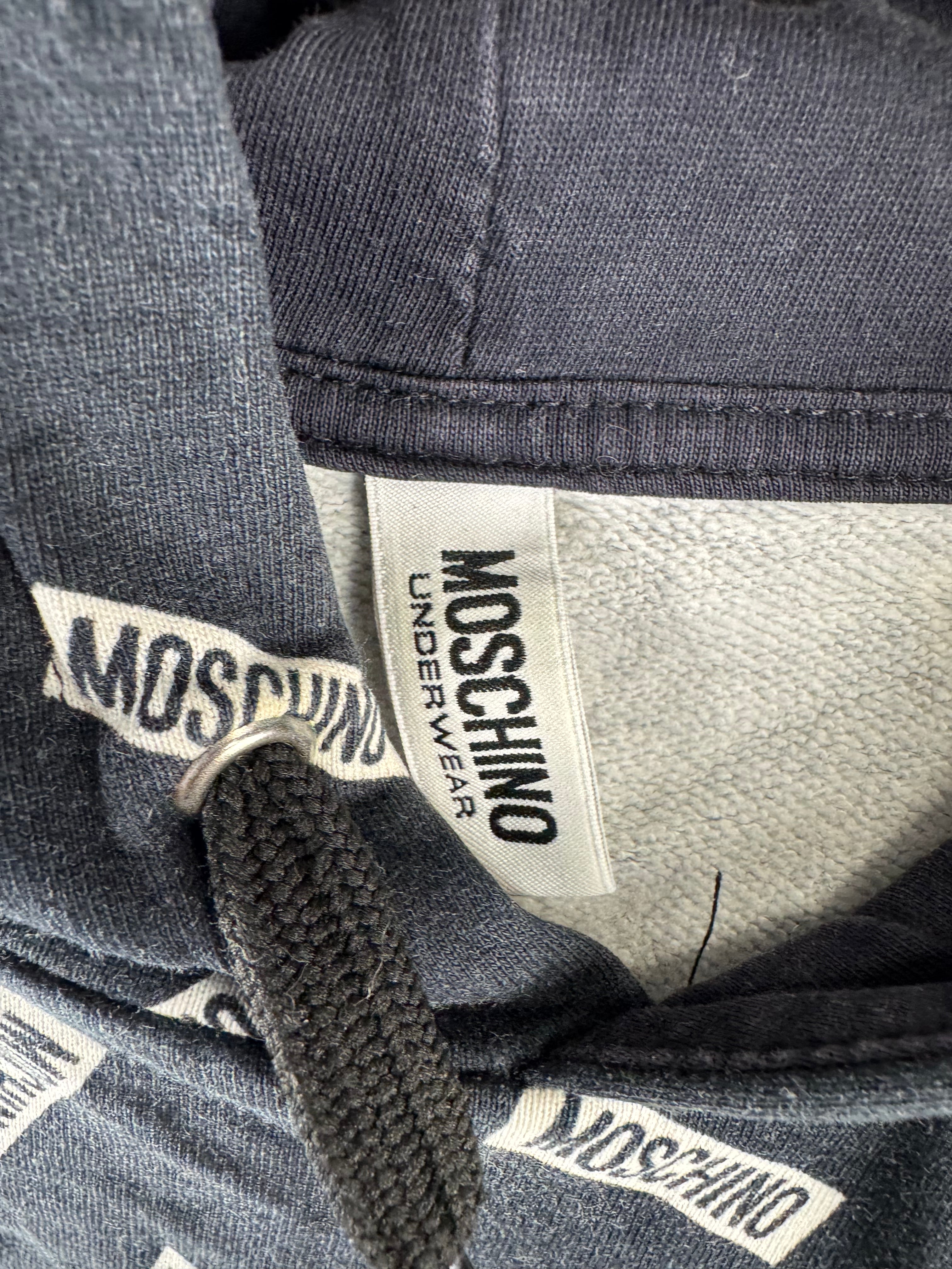 MOSCHINO - FELPA CON CAPPUCCIO