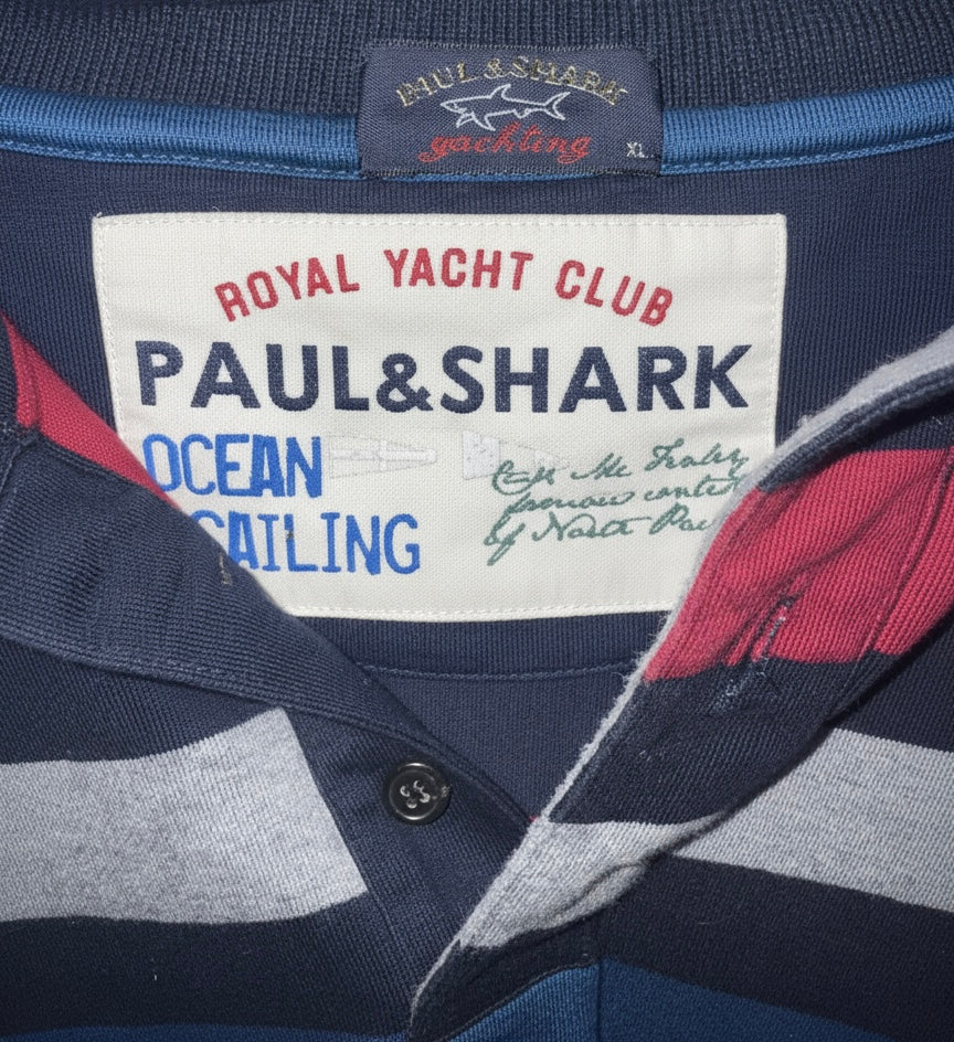 PAUL&SHARK-MAGLIA MANICHE LUNGHE A RIGHE