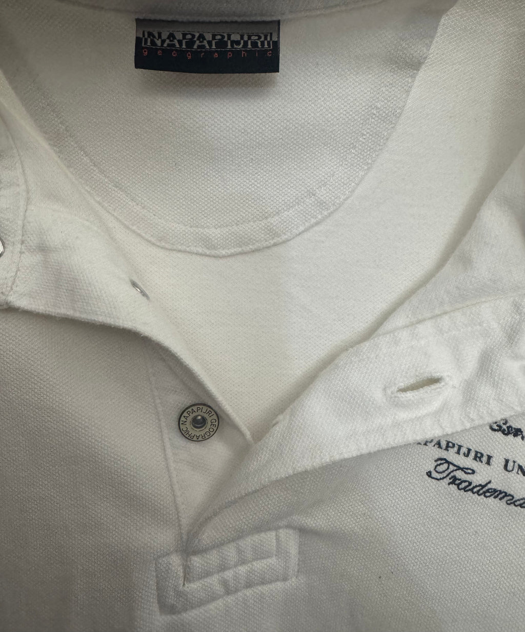 NAPAPIJRI-POLO T-SHIRT BIANCA