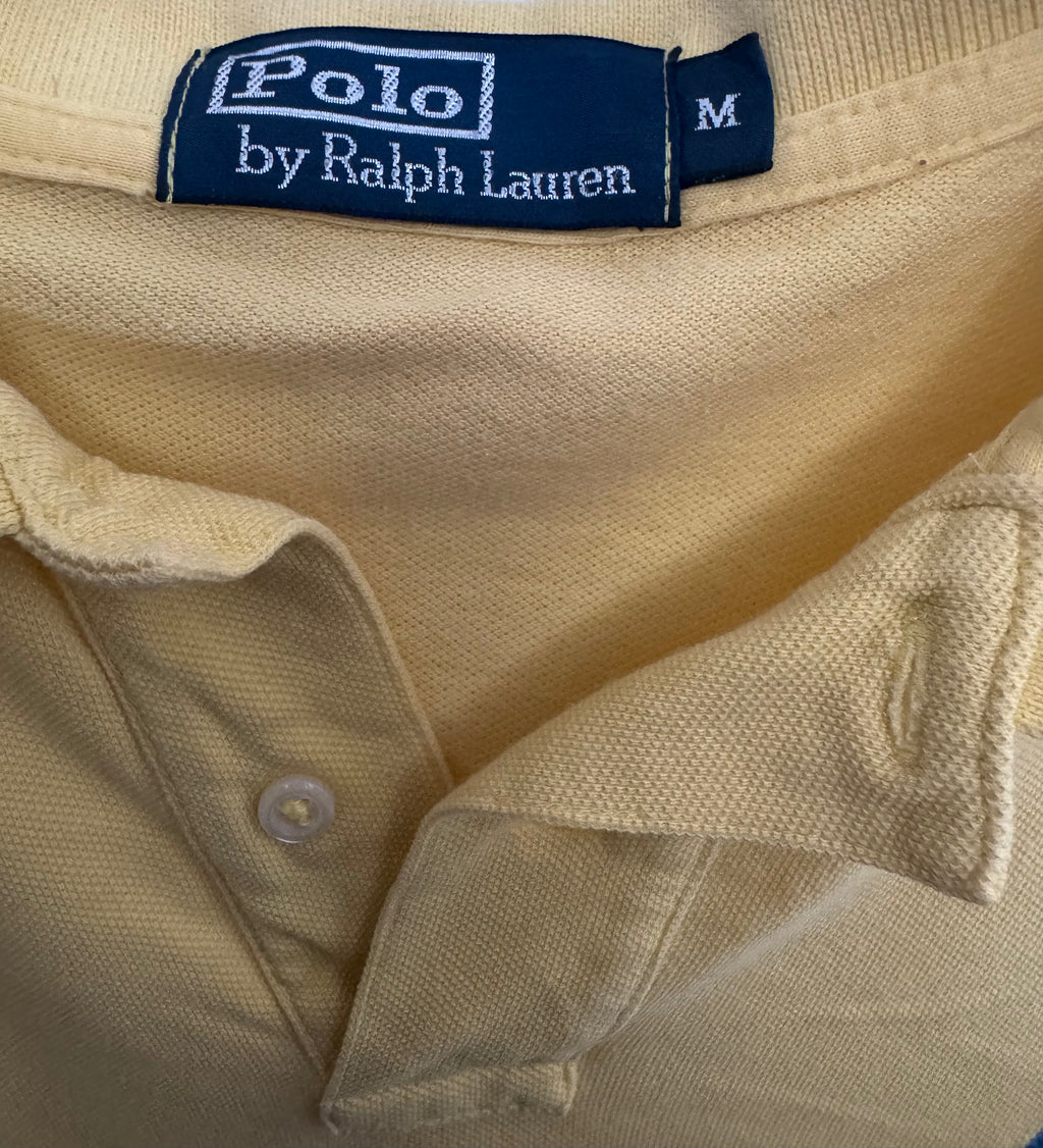 POLO RALPH LAUREN-T-SHIRT IN GIALLO