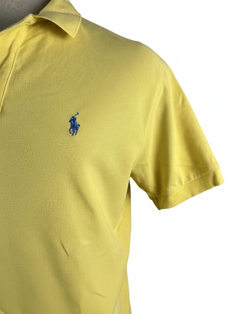 POLO RALPH LAUREN-T-SHIRT IN GIALLO