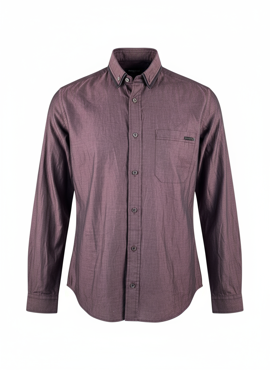 PRADA-CAMICIA CLASSICA PORPORA