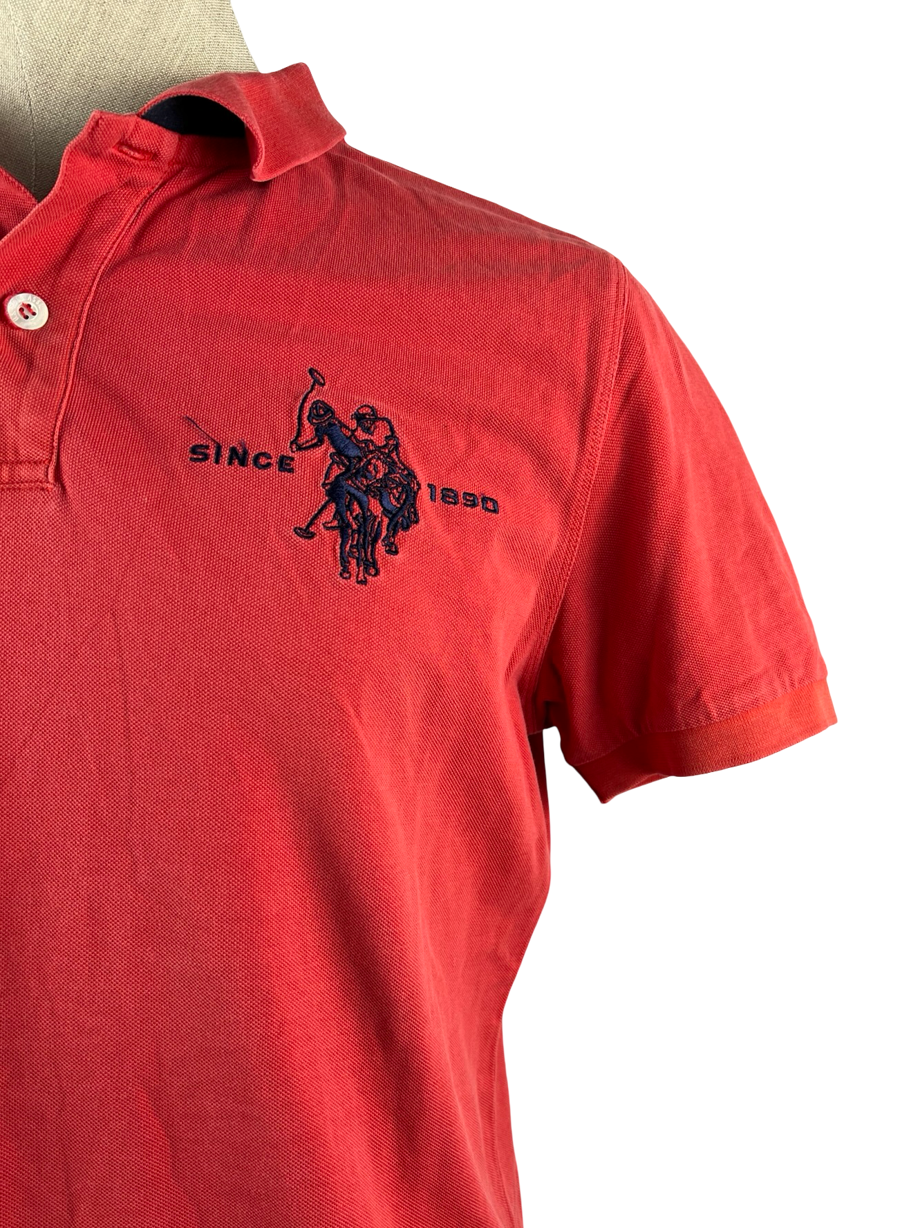 POLO RALPH LAUREN-T-SHIRT POLO IN ROSSO