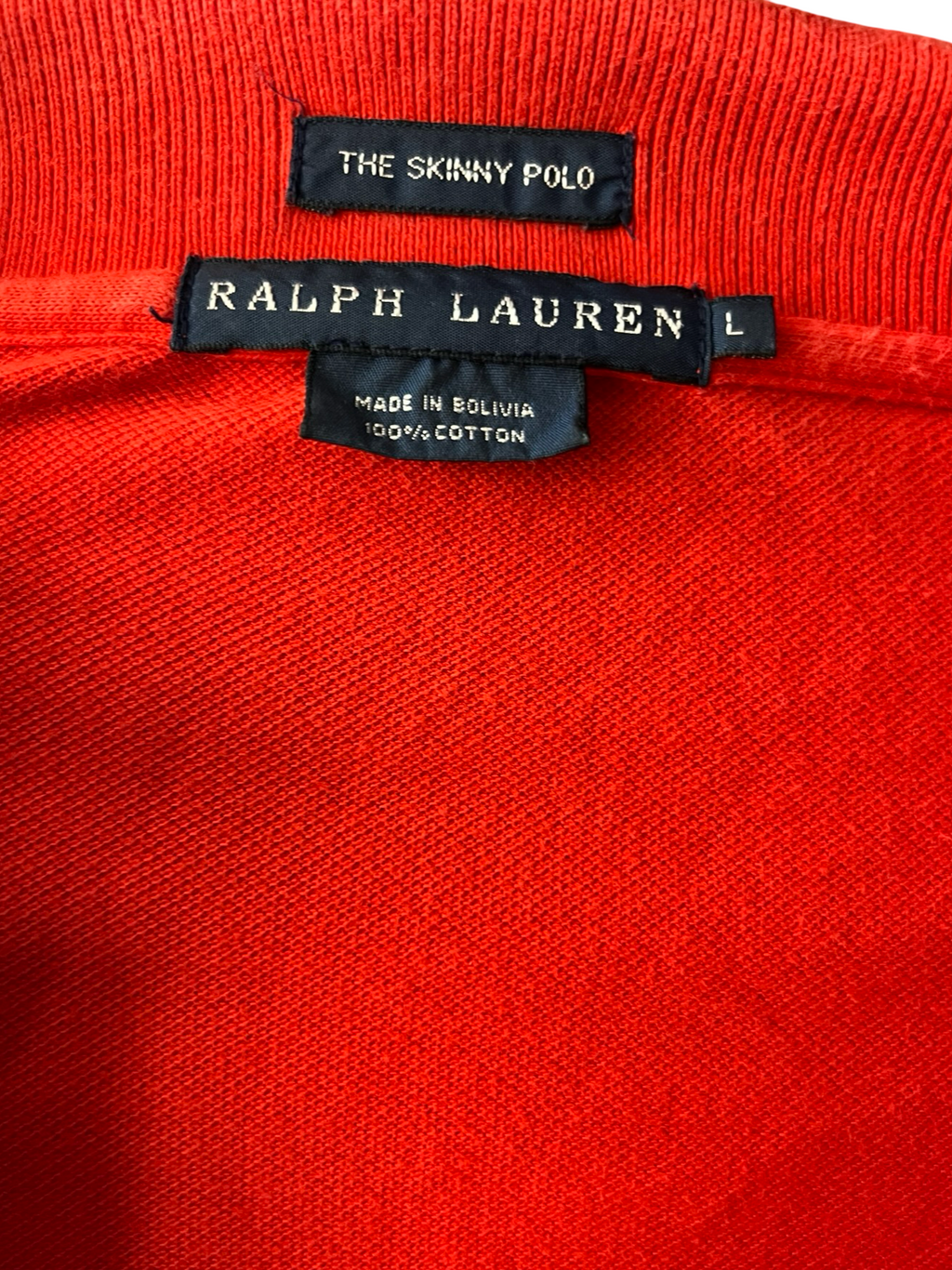 POLO RALPH LAUREN-MAGLIA A MANICHE LUNGHE ROSSA