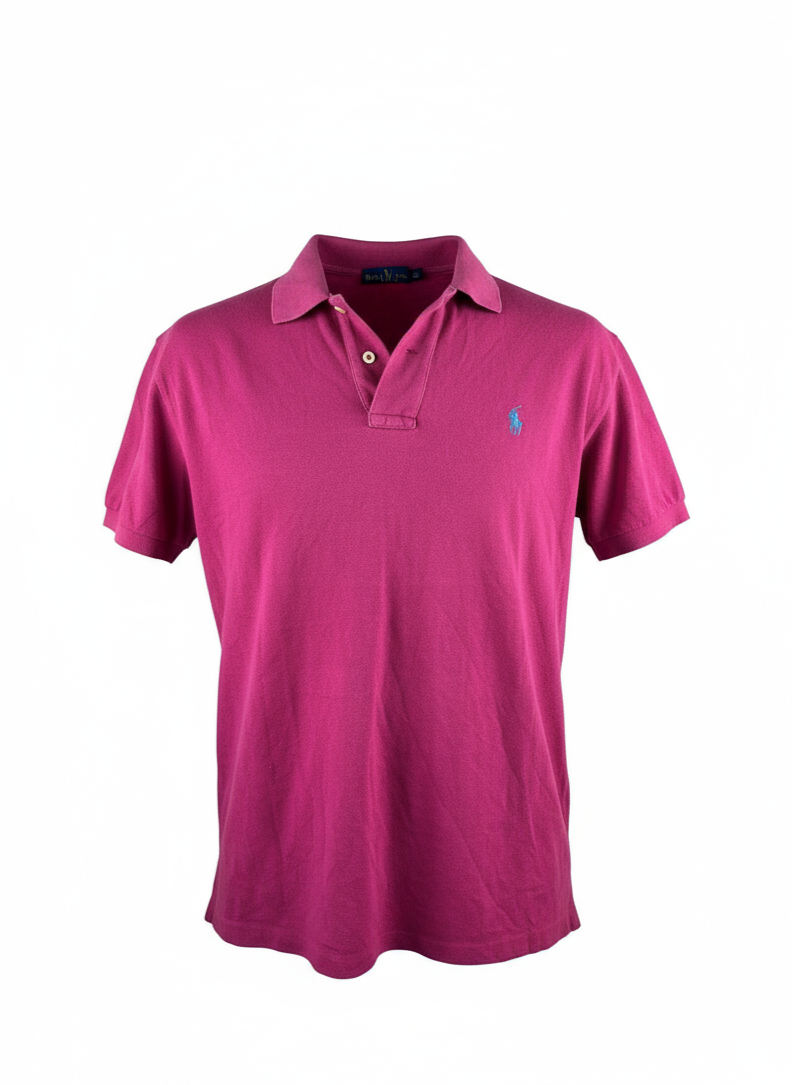 POLO RALPH LAUREN-T-SHIRT POLO FUCSIA