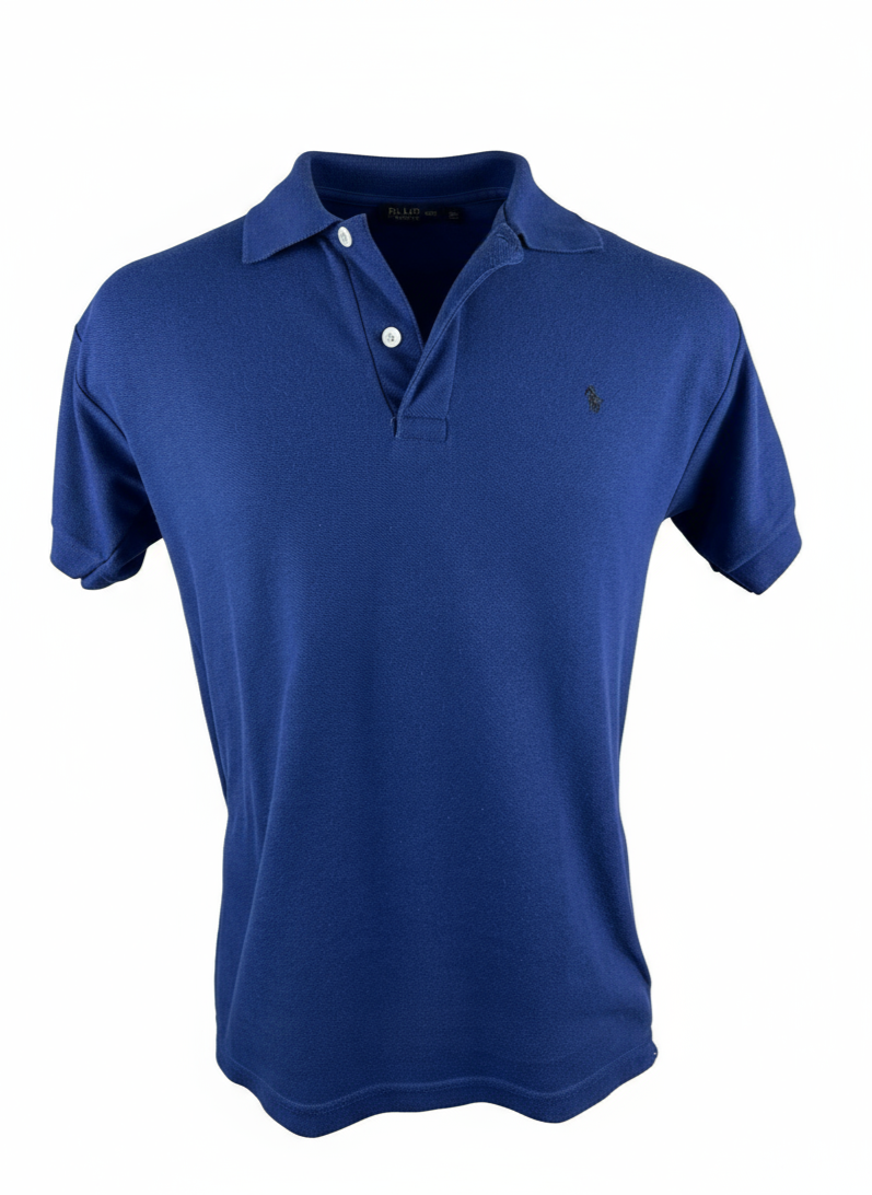 POLO RALPH LAUREN-T-SHIRT POLO IN BLU