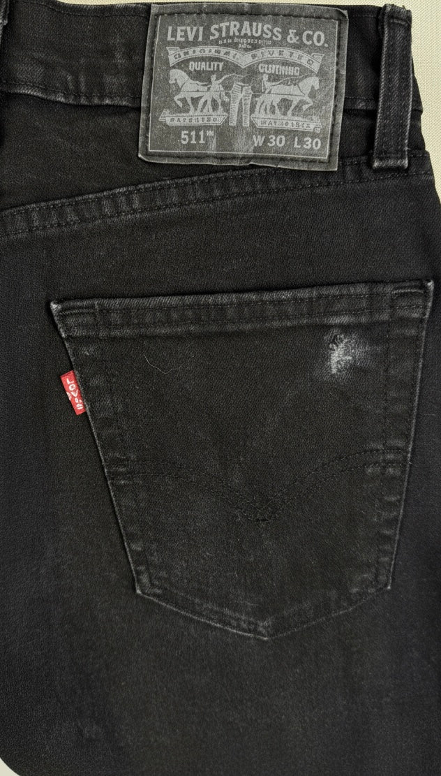LEVI'S - JEANS IN DENIM NERO (Cod.1824)