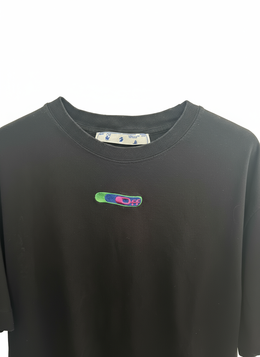 OFF WHITE-T-SHIRT NERA