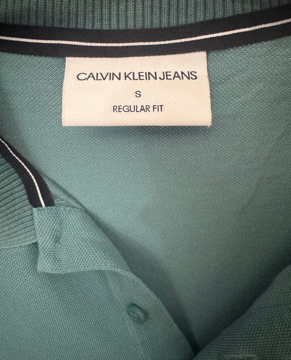 CALVIN KLEIN- POLO IN COTONE
