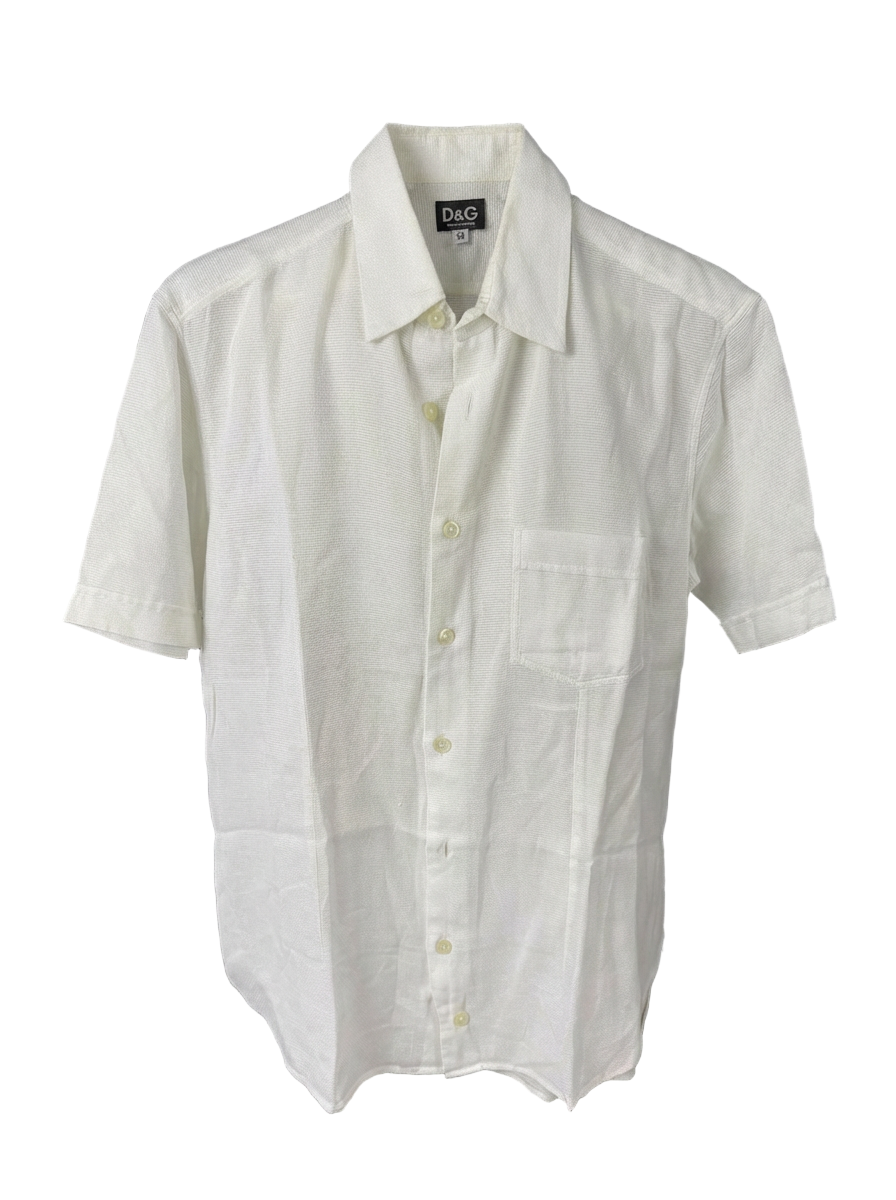 D&G - CAMICIA A MANICHE CORTE